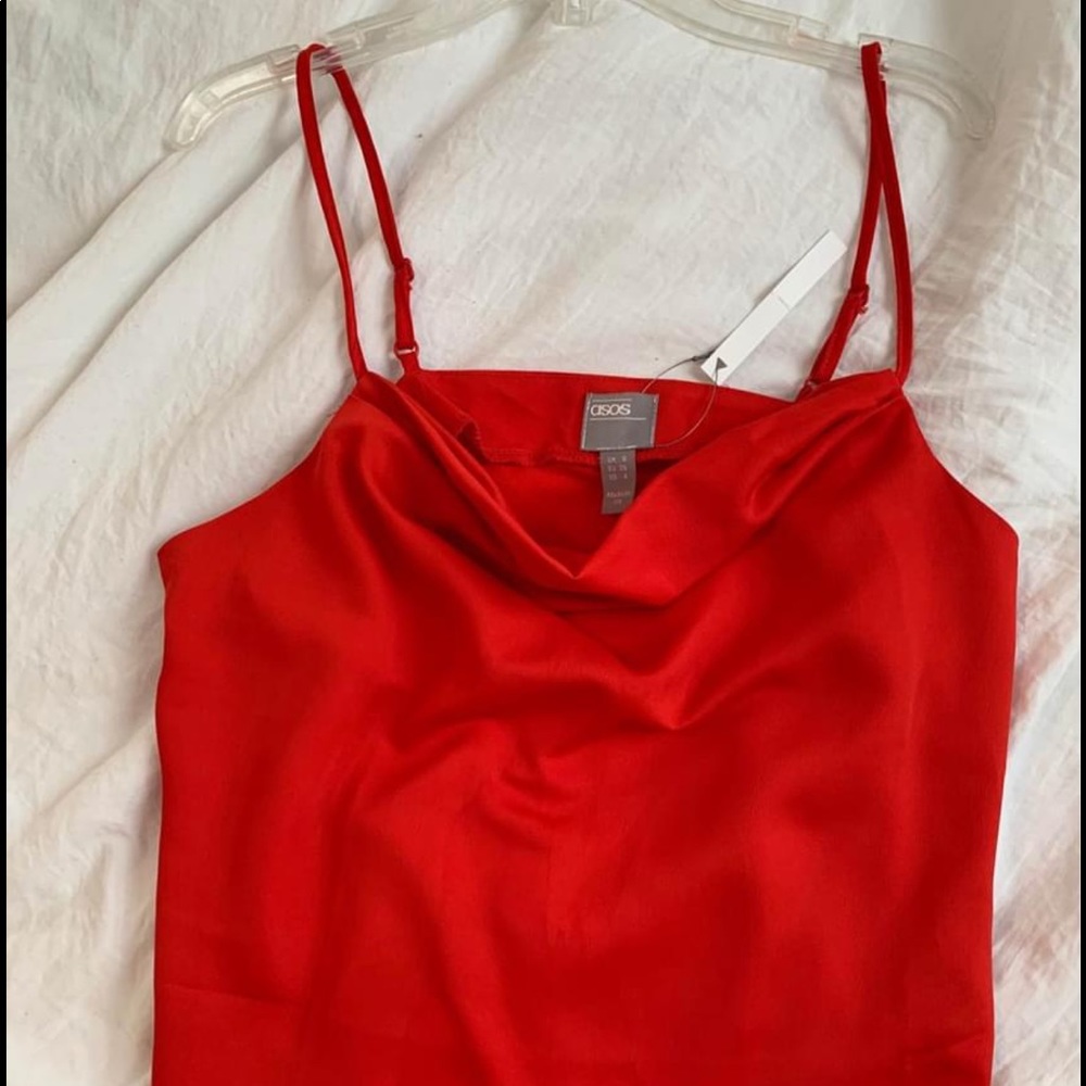 ASOS red cami